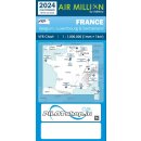 Frankreich Air Million Karte VFR Werktags