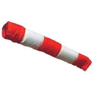 Windsack Hülle rot-weiss 30 cm Durchmesser