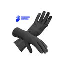 Touchscreen compatible NOMEX Flight Gloves black