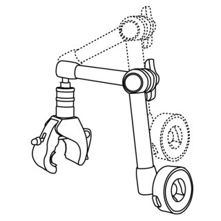 MyGoFlight Sport-Halterung Flex Yoke - Steuerhornhalterung