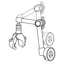MyGoFlight Sport-Halterung Flex Yoke - Steuerhornhalterung