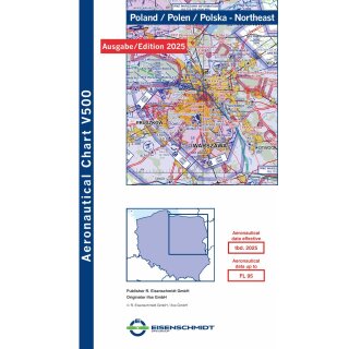 Poland Northeast Visual 500 Chart VFR