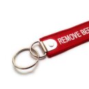 Keychain Remove Before Flight