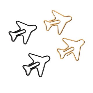 Airplane Paper Clips yellow / black