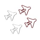 Airplane Paper Clips red / white