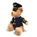 Plüschbär Pilot