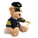 Plüschbär Pilot