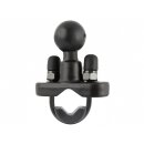 RAM Rail Base with Zinc Coated U-Bolt & 1" Ball for Rails from 0.5" to 1.25" in Diameter
