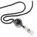 Boeing Chrome Retractable Lanyard