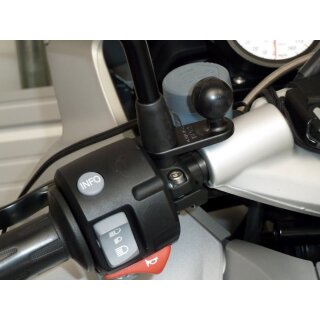 RAM Mount Arm fr Motorradlenker mit 1 Zoll Kugel