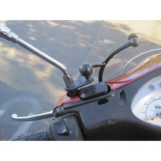 RAM Mount Arm fr Motorradlenker mit 1 Zoll Kugel
