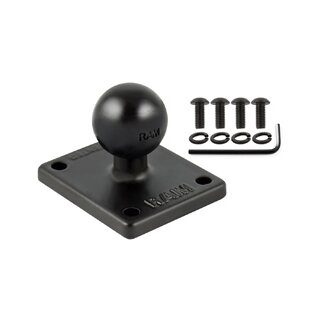 RAM Mount Basis - quadratisch fr TomTom Rider 43x43mm 1 Zoll (B) Kugel