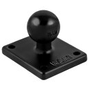 RAM 2" x 1.7" Base with 1" Ball that Contains the Universal AMPs Hole Pattern for the Garmin zumo, TomTom Rider & Urban Rider