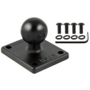 RAM 2" x 1.7" Base with 1" Ball that Contains the Universal AMPs Hole Pattern for the Garmin zumo, TomTom Rider & Urban Rider