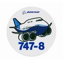 Boeing 747-8 Pudgy Sticker