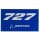 Boeing 727 Blue Sticker