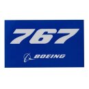 Boeing 767 Blue Sticker