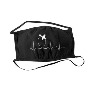 Aviation Heartbeat Face Mask