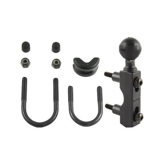 RAM Mount Motorrad Kombi-Basis - Lenker / Bremse oder Kupplung, 1 Zoll Kugel