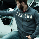 Cessna Strickjacke mit Reissverschluss XXL