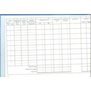 Pilot Logbook CH FOCA/BAZL