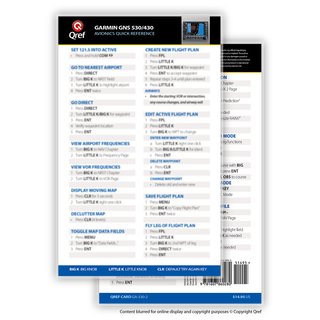 Garmin GNS 530 Checkliste