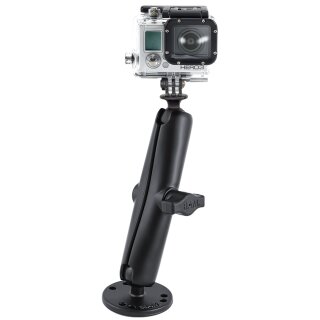 RAM Mount Halterung für GoPro Hero Kamera lang, flache Oberfläche