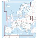 Flugplätze Europas 2er Set Wandkarten