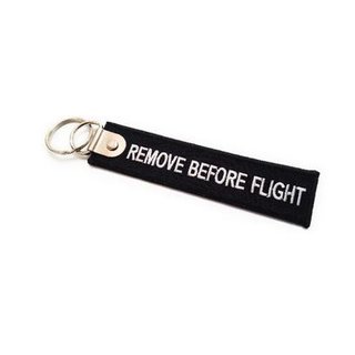 Schlsselanhnger Remove before flight Navy blue / schwarz
