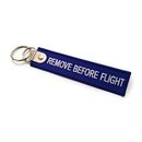 Schlüsselanhänger Remove before flight Navy blue