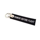 Schlsselanhnger Remove before flight Schwarz