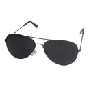 Aviator Sonnenbrille 55mm Schwarz