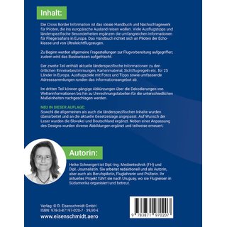 Cross Border Information - VFR quer durch Europa (5. Auflage)