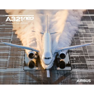 A321neo poster front view