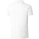 Airbus mens white organic cotton polo shirt