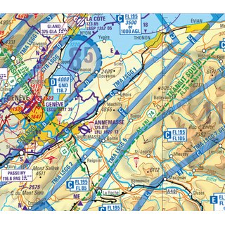 Flight Planner / Sky-Map - ICAO-Karte - Schweiz