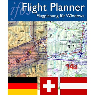 Flight Planner / Sky-Map - Trip-Kit Deutschland, Österreich, Schweiz (ICAO-Karten u. AIP)