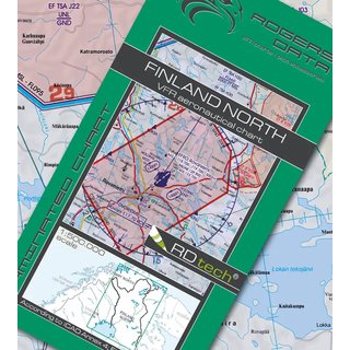 Finlande Nord VFR ICAO Chart Rogers Data