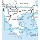 Greece North VFR ICAO Chart Rogers Data