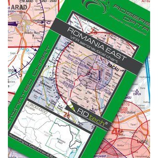 Romania East VFR ICAO Chart Rogers Data