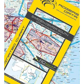 Sweden Center South VFR ICAO Chart Rogers Data