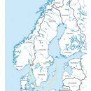 Schweden Süd VFR Karte Rogers Data