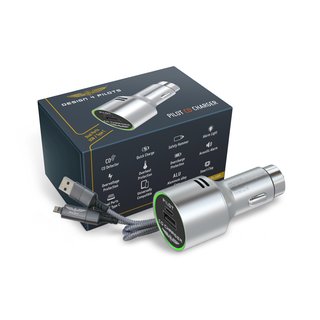 USB-Ladestecker 12-24V mit CO Detektor