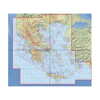 Flight Planner / Sky-Map - GAM VFR-Karte Griechenland, 1:500:000