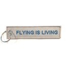 Keyring "Flying Is Living"