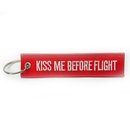 Keyring Kiss Me Before Flight