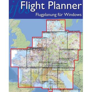 Flight Planner / Sky-Map - Chart Set Germany and neighbouring Countries (ICAO-ME)