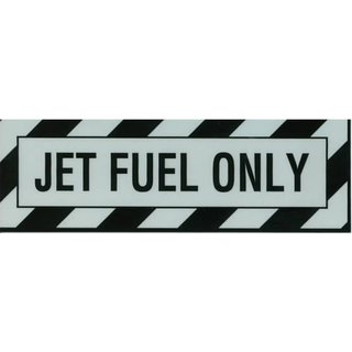 Jet Fuel Only Plakette, Aufkleber