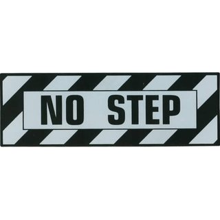 No Step Placard, Sticker