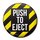Fridge Magnet. PUSH TO EJECT (Button)